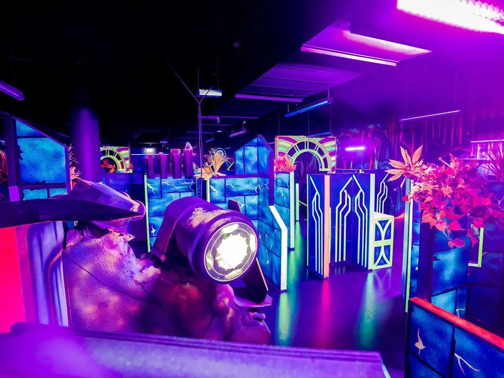 laser tag arena